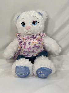 Frozen 2 ELSA Build a Bear Disney Oso Blanco con Conjunto Top Mariposa - Imagen 1 de 4