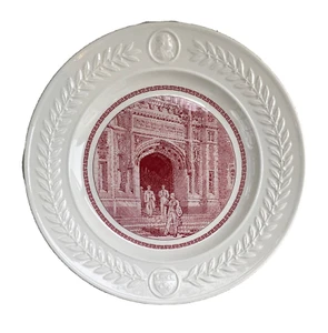 1940 Wedgwood Platte Univ Pennsylvania zweihundertjähriger Teller Evans Inst Portal 10,5" - Bild 1 von 7