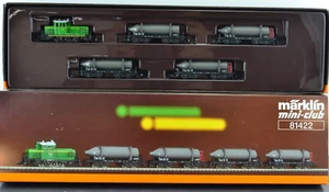 Marklin 81422  SKW Trostberg Switcher Diesel Loco 5 Pole w/ Carbide Cars Set Z - Picture 1 of 7