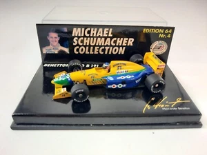 Minichamps Benetton B191 #19 Michael Schumacher 1991 1/64 MSC641107 MSC#4 - Foto 1 di 3