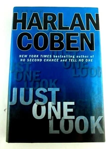 Harlen Coben Hardcover Book DJ Just One Look First Edition 2004 Signed - Picture 1 of 12