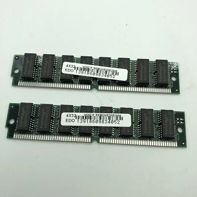 NEW 32MB EDO (2pcs of 16mb) 60NS SIMM 72-PIN 5V 2X32 IBM PC MAC Macintosh *NANYA - Image 1 of 4
