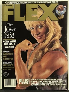 FLEX bodybuilding muscle magazine CORY EVERSON/Arnold Schwarzenegger 4-90 - Picture 1 of 1