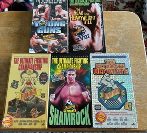 Ultimate Fighting Championship Vhs Lot Return Of The Beast Young Guns Shamrock  - Foto 1 di 19