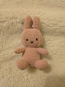 Cute Small Plush Toy MIFFY The KEYCHAIN ECO CORDUROY - | PINK Fast Shipping  - Picture 1 of 4