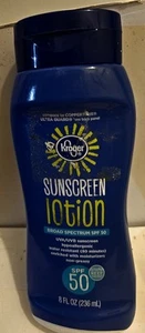 KROGER Lozione per la protezione solare ad ampio spettro SPF 50-8 OZ-REEF FRIENDLY - Foto 1 di 1