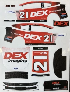 Custom 2025 Josh Berry #21 Dex Imaging 1/64 Scale NASCAR Peel & Stick Decals - Picture 1 of 1