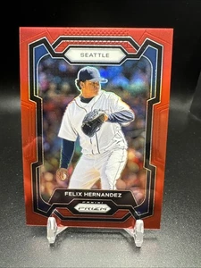 2024 Panini Prizm Red Prizm #83 Felix Hernandez /299 - Picture 1 of 2