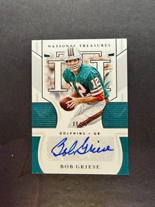 Bob Griese 2020 Panini National Treasures Signatures Auto /25 #S-BG - Bild 1 von 2