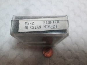 Vintage C in C Weichmetallguss GHQ? MS-2 Russian MIG-21 Fighter in Box - Bild 1 von 3
