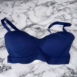 Wolford Seamless Swimbra Bandeau M/D Cup Cup Blue - Picture 1 of 3