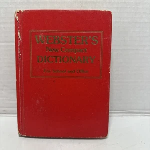 Webster's New Compact Dictionary - Hardcover - Acceptable 1985 - Picture 1 of 12