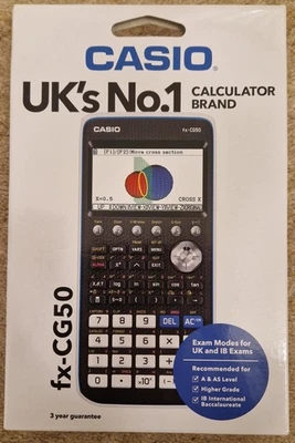 Casio fx-CG50 3D Graphing Calculator (UK version) - brand new & unopened - Image 1 of 2
