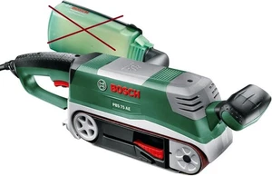Bosch PBS 75 AE Bandschleifer-Set Zusatzhandgriff Saugadapter 750 Watt Koffer - Bild 1 von 6