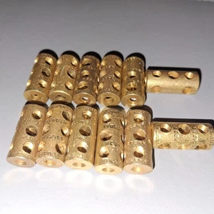 12 X #63 *EXCELENTE MECANO DE LATÓN BRILLANTE (TODO ESTAMPADO MFEA) ACOPLAMIENTO ESTÁNDAR - Imagen 1 de 1