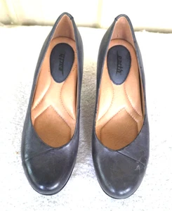 Earth Womens Tamarack Buisness Professional Shoe Slip-on2.5in Heel Blue Office - Picture 1 of 9
