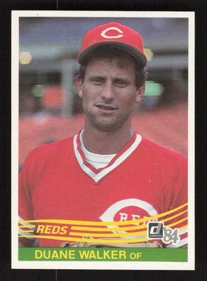 1984 Donruss #325 Duane Walker Cincinnati Reds - Image 1 of 2