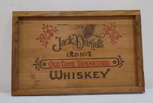Jack Daniel's Old No. 7 Old Time Tennessee Whiskey Wood Sign/Serving Tray - Picture 1 of 6