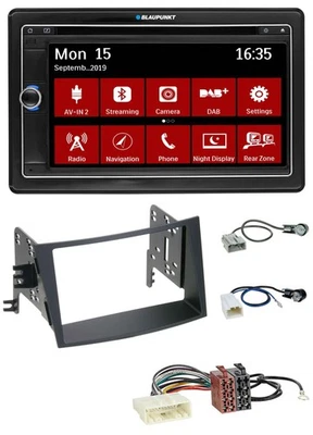 Blaupunkt Bluetooth DAB 2DIN USB DVD MP3 Autoradio für Subaru Legacy Outback ab - Bild 1 von 4