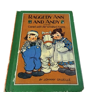Vtg 1960 Raggedy Ann and Andy and the Camel with the Wrinkled Knees Book Gruelle - Picture 1 of 8