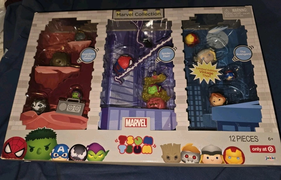 2017 Disney Tsum Tsum Marvel Collection Figures 12 Pcs Target