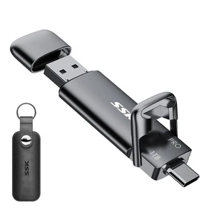 SSK 2TB USB C Drive Fast Flash Drive Dual Drive Up to 1000 MB/s,Type-c + A - Picture 1 of 5