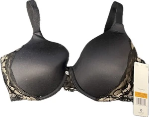 Neu DKNY Signature Skin Fit to Flex Demi BH 32DD #453231 schwarz B137 - Bild 1 von 2