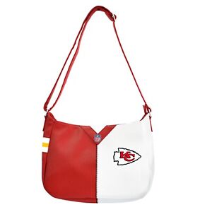 NFL Kansas City Chiefs Pebble Split Hobo Bag Handbag