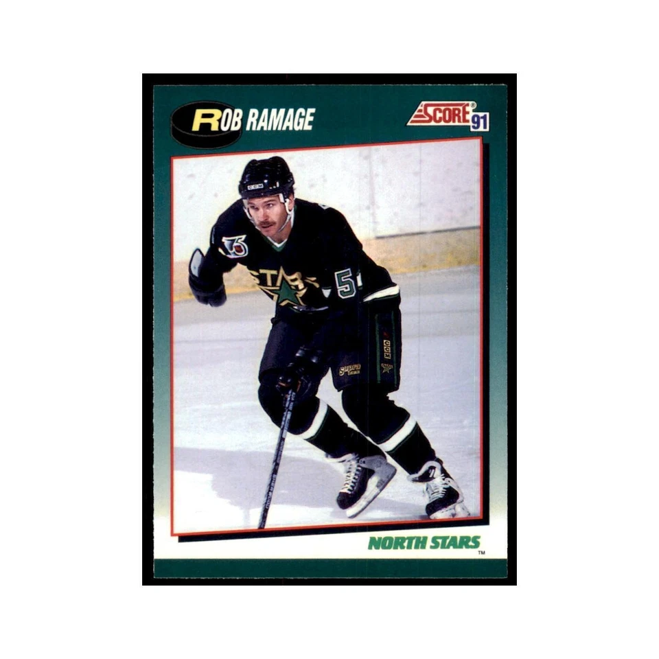 1991 Score Rookie and Traded Rob Ramage Minnesota North Stars #23T - Image 1 of 3