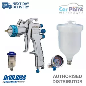 Devilbiss SLG-620 Spray Gun 1.3mm Paint & Primer Gun With Regulator & Filter - Picture 1 of 8