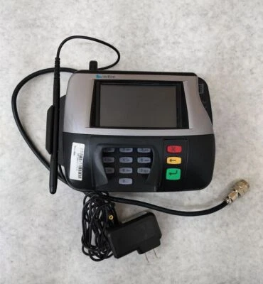 VeriFone MX860 Credit Card Reader Terminal/Pin Pad With Pen MO94-407-01-RC - Image 1 of 4