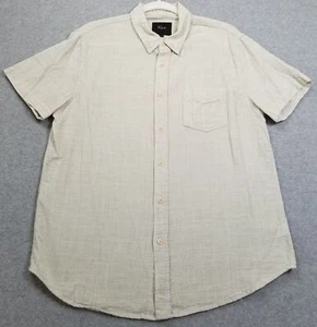 Rails Button Up Shirt Men’s Large L Light Green Short Sleeve Pocket Sheer Cotton - Picture 1 of 10