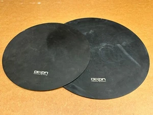 DIXON 13'& 16' Inch Heavy Rubber Drum Practice Pads Made in Taiwan - Picture 1 of 5