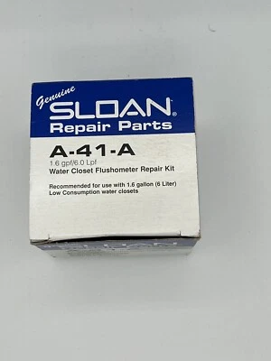 New Sloan  A-41-A Water Closet Flushometer Repair Kit Toilet 1.6 GPF SL33010 A41 - Image 1 of 3