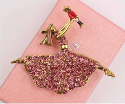 Broche bailarina quebra-nozes joias da moda NOVO frete grátis 2,4 polegadas - Imagem 1 de 2