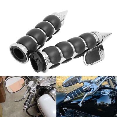 Empuñaduras de manillar de motocicleta de 1" para Harley Honda Yamaha Kawasaki Jkzoab Foto 1 de 4