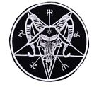 Baphomet Aufnäher | Sabbatical Ziege Pentagramm satanischer Teufel Luzifer Hexerei Logo