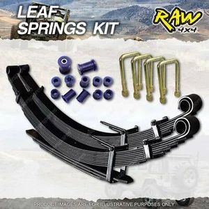 Raw 4x4 Rear 40mm Lift Medium Duty Leaf Springs Kit for Nissan Navara D40 - Picture 1 of 2
