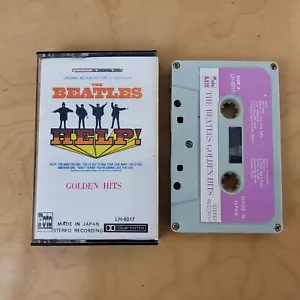 THE BEATLES HELP! SOUNDTRACK CASSETTE TAPE ALBUM JAPAN IMPORT FREE P&P - Picture 1 of 4