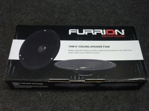 NEW! PAIR of FURRION 6" CEILING SPEAKERS, 70W, FS6B, for RV / CAMPER / TRAILER - Picture 1 of 6