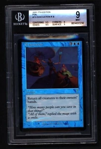 Evacuation Foil - 7th Edition - MTG Magic the Gathering - BGS MINT 9.0 - Bild 1 von 2