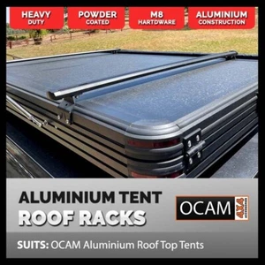 Roof Racks (2pcs) for OCAM Aluminium Hardshell Roof Top Tents, Cross Bars - Picture 1 of 6