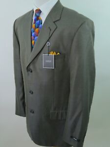 Alfani Macys Iridescent Silk Wool Blend Blazer Jacket Sport Coat 44 L NWT NEW