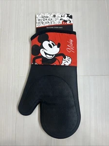 Disney Mickey Mouse Oven Silicone Glove Classic BBQ Mitt Kitchen Cooking - Picture 1 of 3