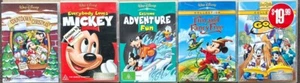 Disney DVDs Mickey, Goofy, and Donald X5 DVD Rare Find - Picture 1 of 11