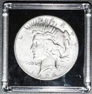 1926-s Peace Silver Dollar. BU  - Picture 1 of 4