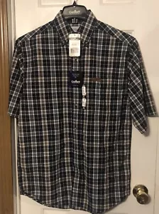 Carhartt kurzärmliges kariertes Button-Down-Herrenhemd Größe Small Artikel # 1384 - Bild 1 von 11