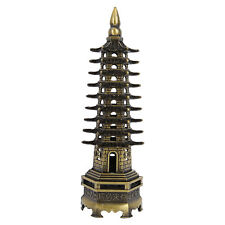 Chinese Style WenChang Tower Model Miniature Tower Ornaments Desktop Decor DXS