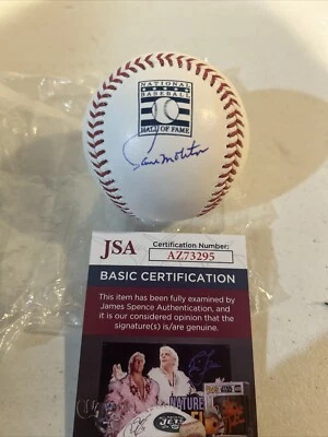 PAUL MOLITOR SIGNED AUTOGRAPH HOF LOGO BASEBALL JSA COA ROMLB BREWERS TWINS  - Image 1 of 4