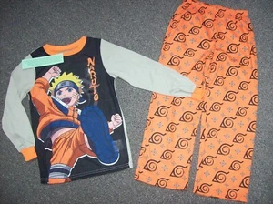 Naruto Pajamas Sleepwear 2pc Set Boys Size XXL New - Picture 1 of 3